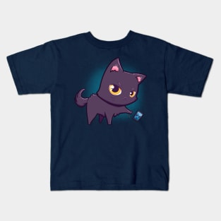 Cat Hates Smartass Phones Kids T-Shirt